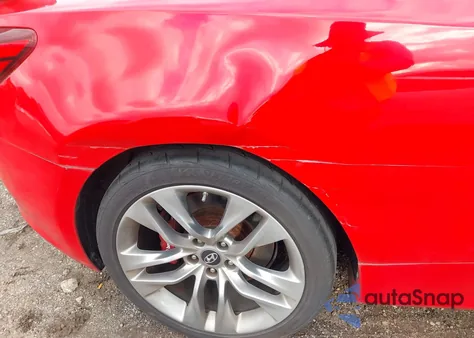 2013 Hyundai Genesis 3.8 Track z USA, uszkodzony, nr VIN KMHHU6KJ6DU079930